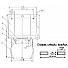 Acessório para bidão vertical (bidão de chapa)