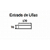 Acessório Gancho para empilhador simples monogarra