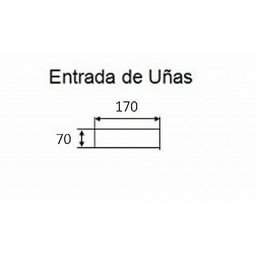 Acessório Gancho para empilhador simples monogarra - 0