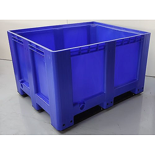 Contentor plástico liso 1.200 X 1.000 X 760 mm. azul - 0