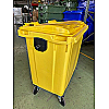 Contentor de lixo 800 L amarelo