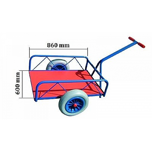 Carrinho de transporte com puxador - 300 kg - 0