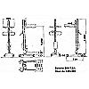 Empilhador elétrico 90 kg elevação de 1.350 mm