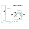 Empilhador elétrico carga de 150 kg elevação de 1.520 mm