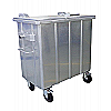 Contentor de lixo 800 L galvanizado