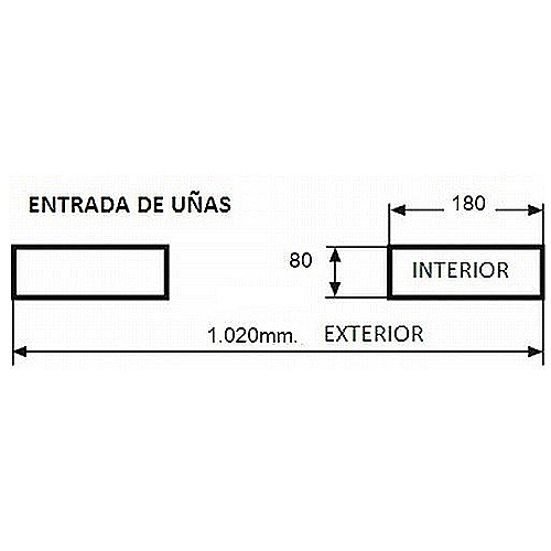 Acessório virador de cubos 1.000x1.020x1.060 - 0