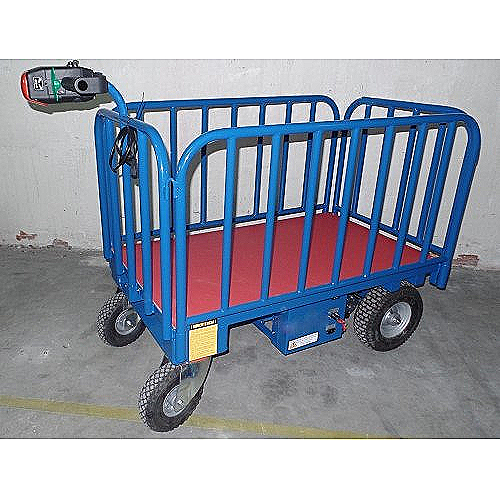 Carrinho plataforma móvel 400 kg com grade - 0