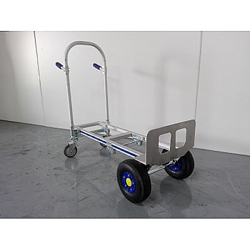 Carrinho de transporte plataforma de aluminio - carga de 300 kg - 0