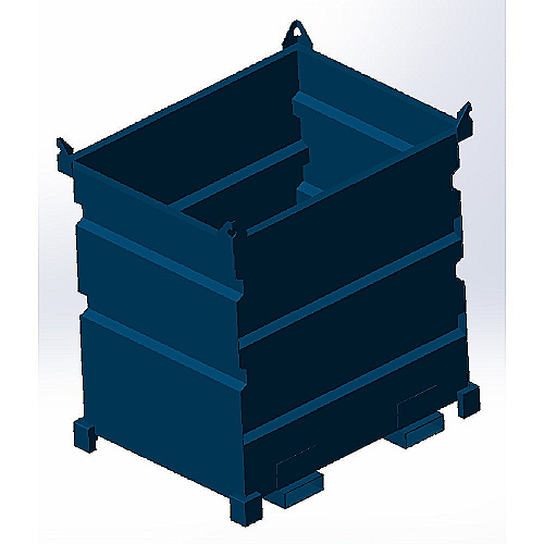 Contentor empilhável para rotador de empilhador VTR-500 L - 40