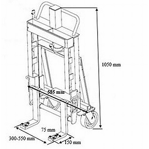 Elevador de armários 2.700 kg - 0