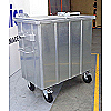 Contentor de lixo 800 L galvanizado